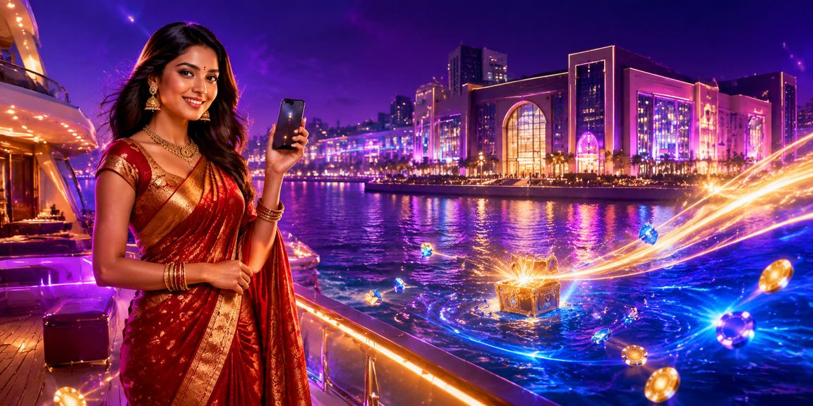User placing cricket bets on smartphone with traditional Indian attire